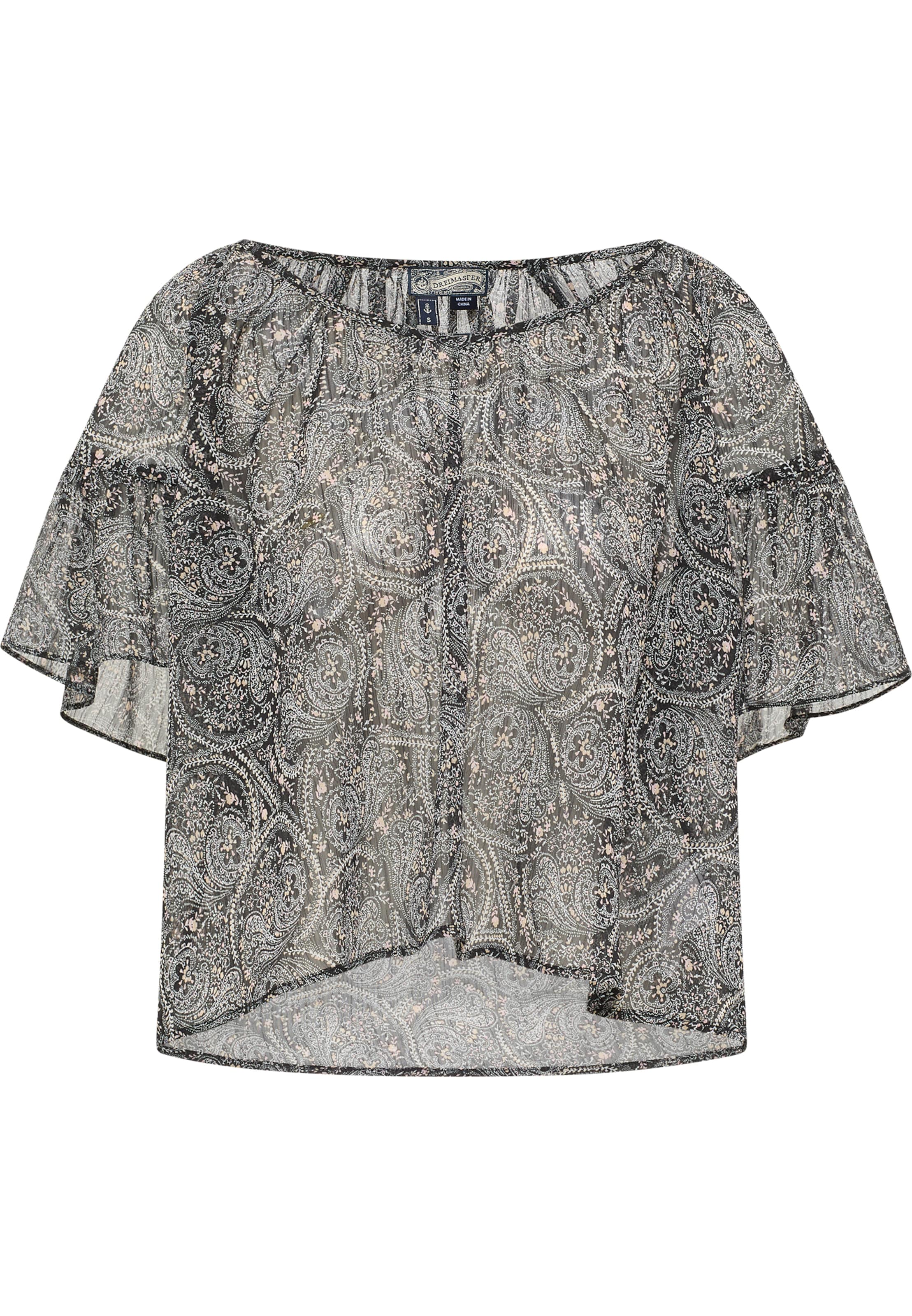 DreiMaster Vintage Блузка в Черный: спереди