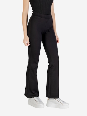 JDY Boot cut Pants 'JDYPRETTY FLARE PANT JRS NOOS 15196908' in Black