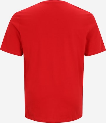 Jack & Jones Plus - Camiseta en rojo