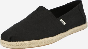 TOMS Espadrilles 'ALPARGATA ROPE' in Zwart: voorkant