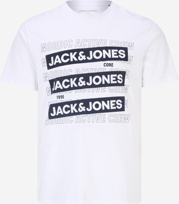 Jack & Jones Plus T-Shirt 'SPIRIT' in Weiß: predná strana