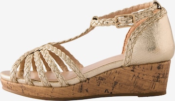 Next Sandaler i guld: forside