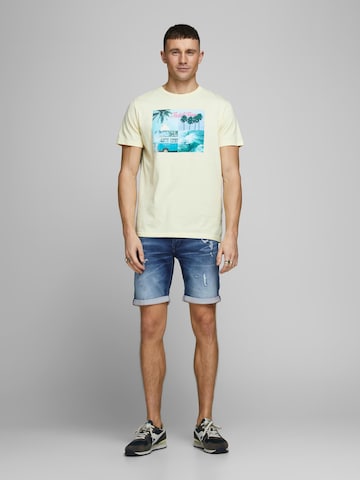 JACK & JONES Regularen Kavbojke 'Irick' | modra barva