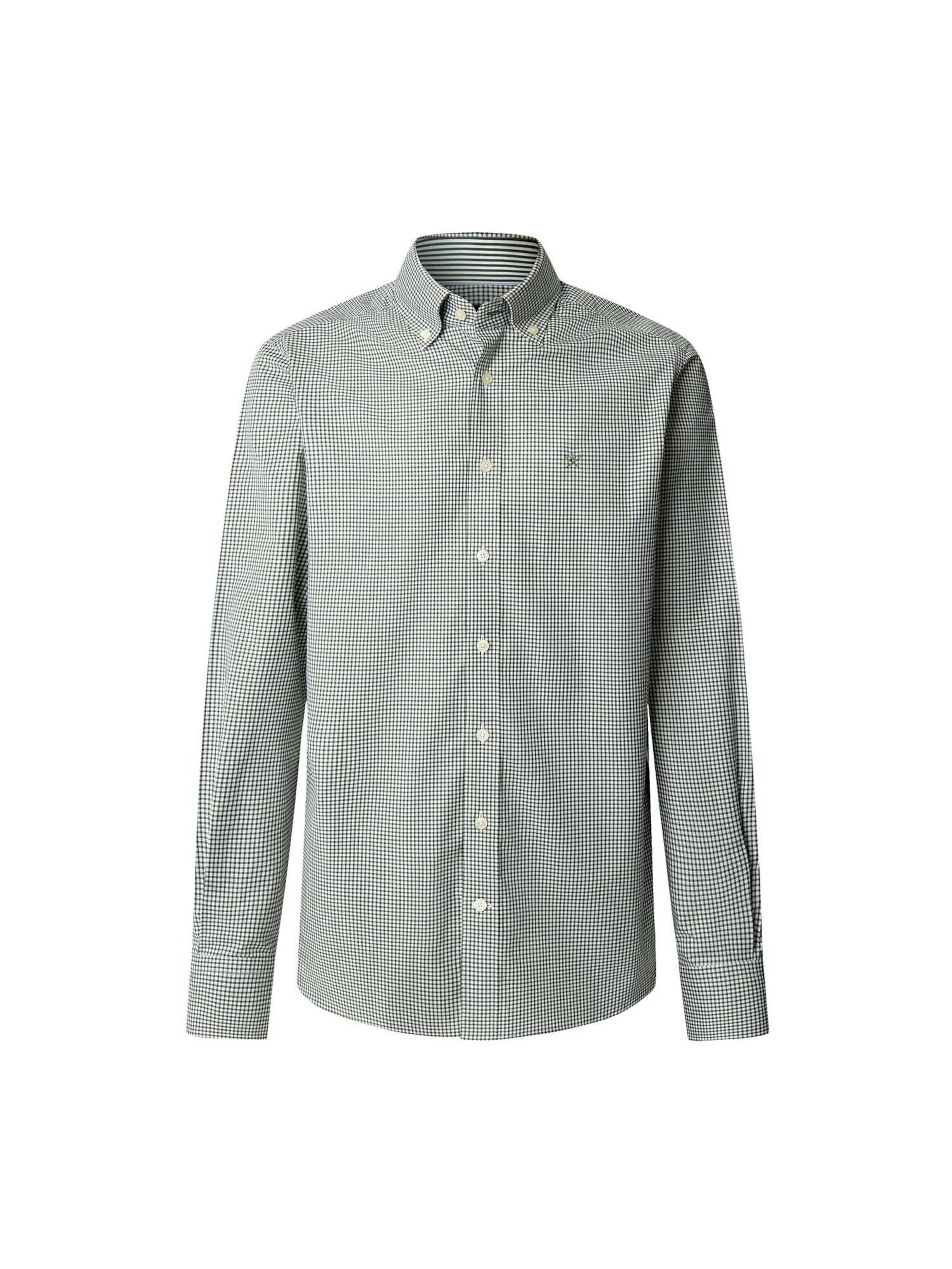 Coupe slim Chemise 'ESS' Hackett London en vert : devant