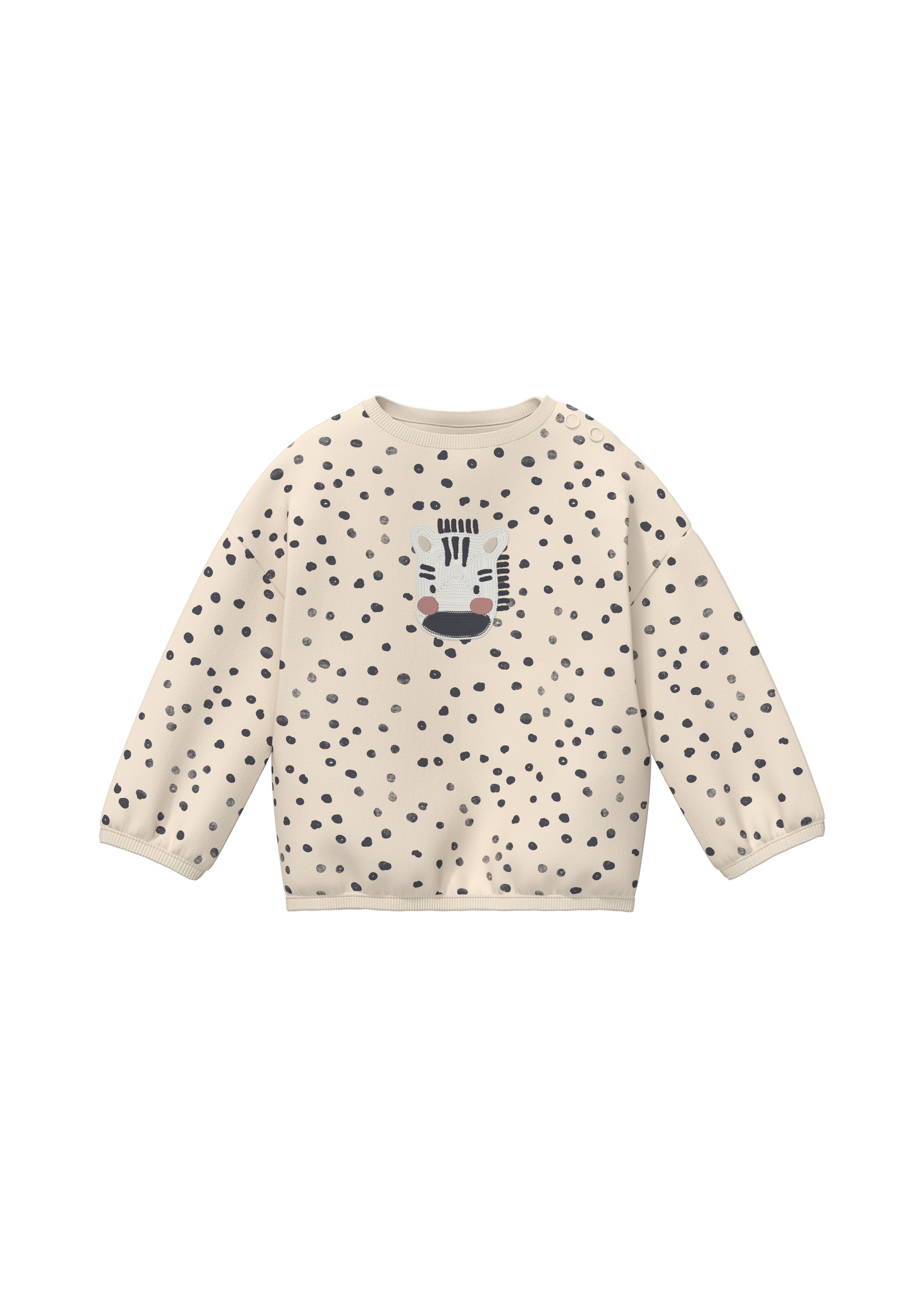 s.Oliver Sweatshirt in Beige: voorkant