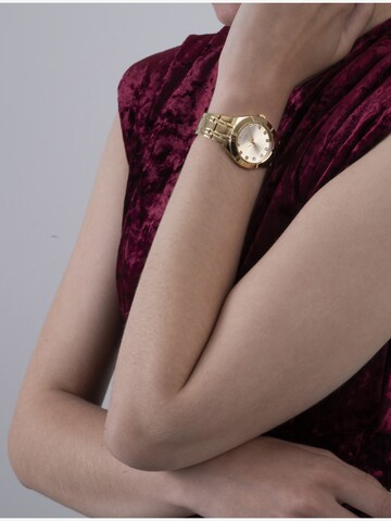 GUESS Analog Watch 'CRYSTALLINE' in Gold