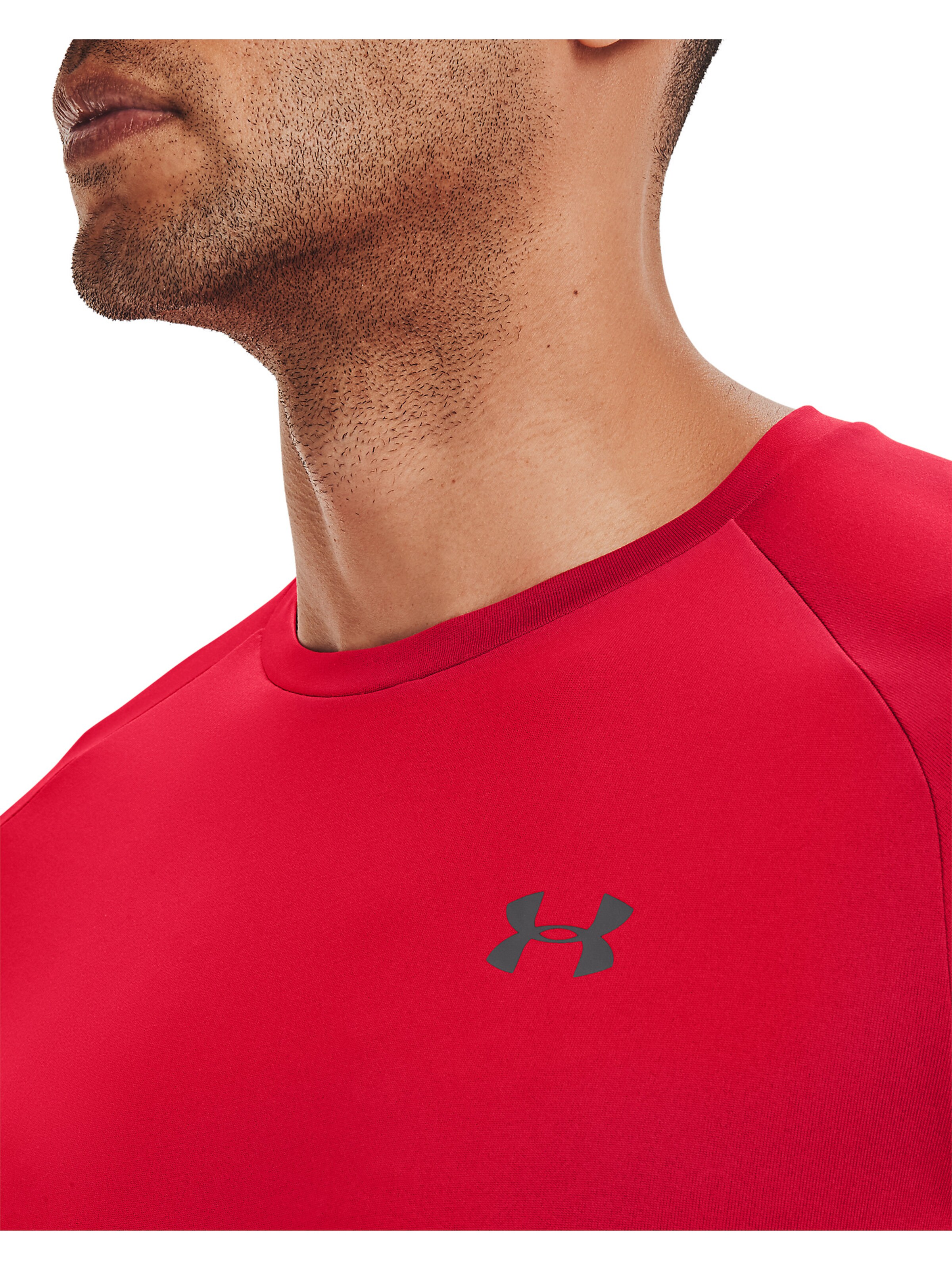 UNDER ARMOUR Regular fit Λειτουργικό μπλουζάκι 'Tech 2.0' σε κόκκινο
