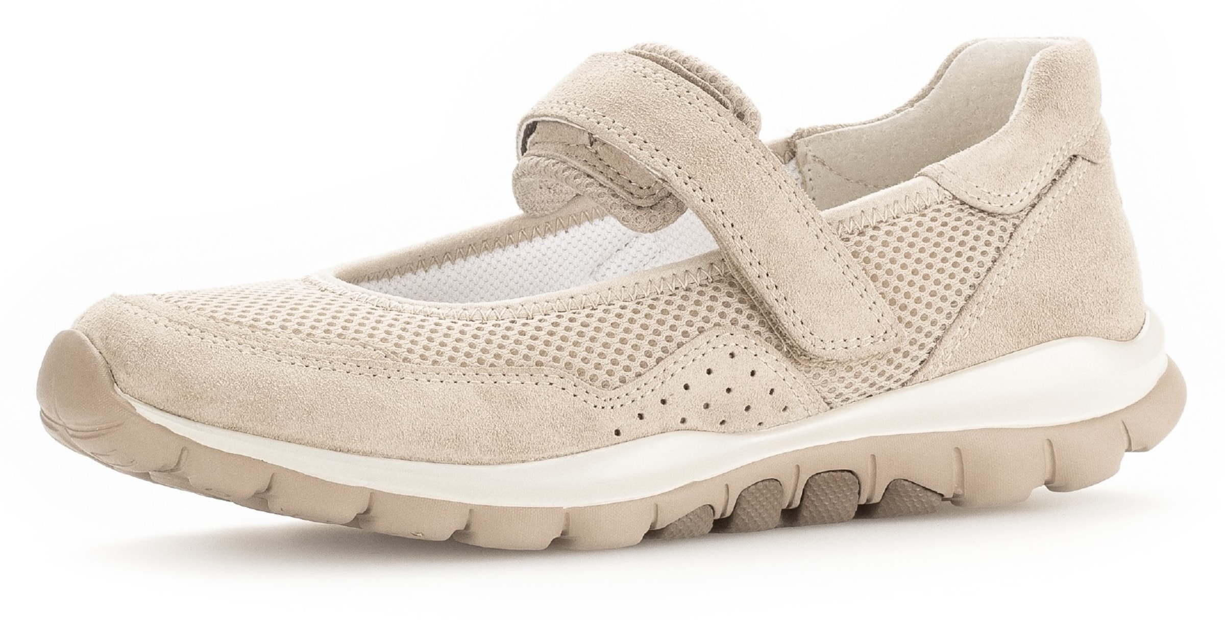 GABOR Strap ballerina in Beige: front