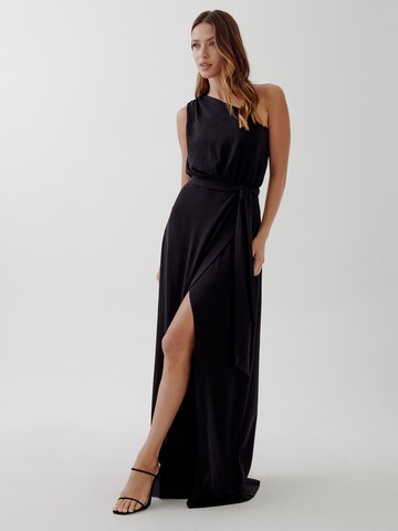 Tussah Kleid 'Amanda' in Schwarz