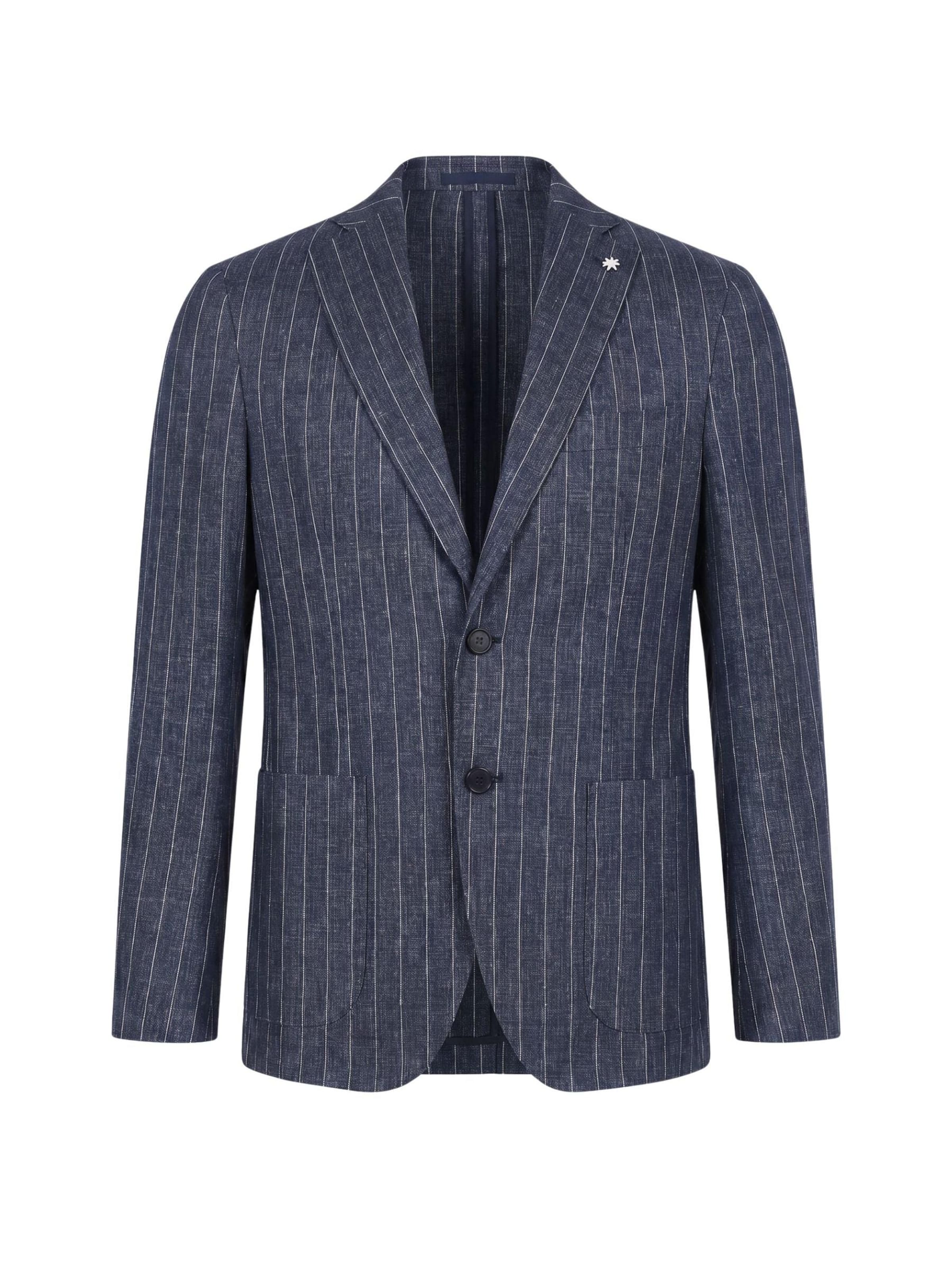 Manuel Ritz Slim fit Blazer in Blue: front