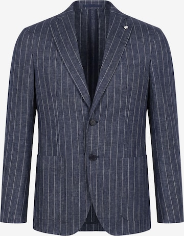 Coupe slim Veste de costume Manuel Ritz en bleu : devant