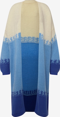 Angel of Style Knit Cardigan in Blue: front