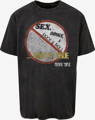 Merchcode T-Shirt 'Motley Crue - No Fun Tour' in Schwarz