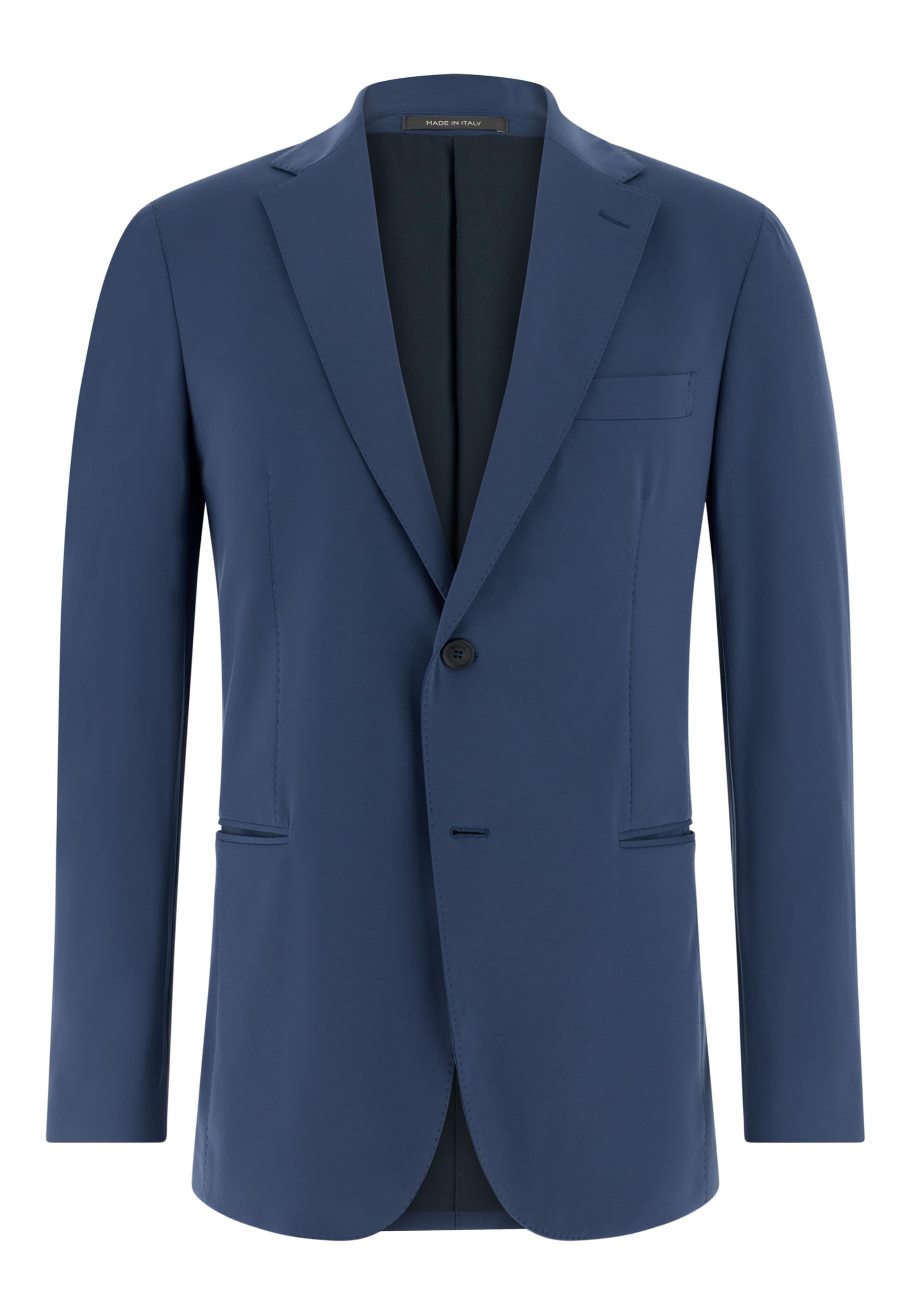 Boggi Milano Slim fit Business-colbert in Blauw: voorkant