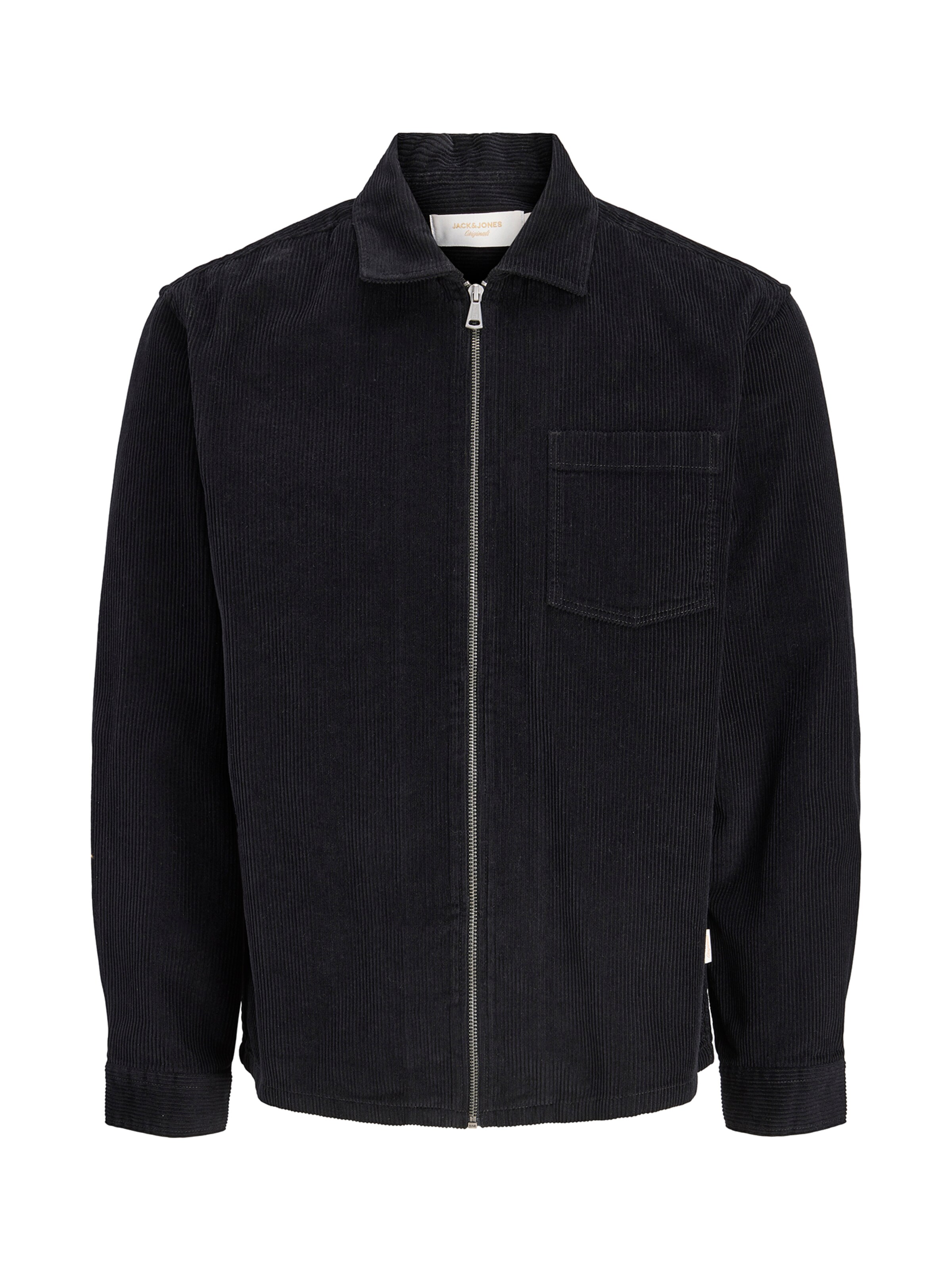 JACK & JONES Overhemd 'JORTORONTO' in Zwart: voorkant