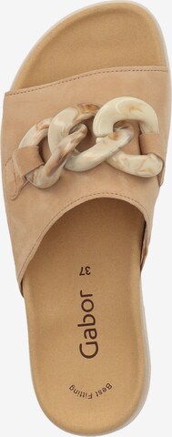 GABOR Pantolette in Beige