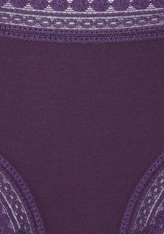 purpurinė LASCANA Moteriškos kelnaitės