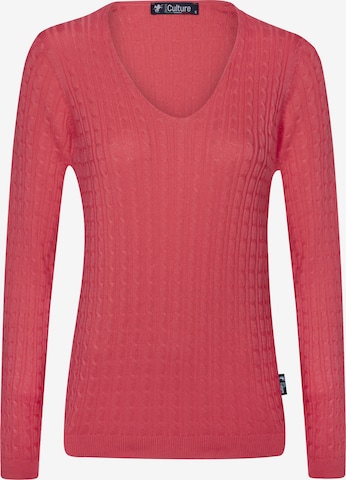 DENIM CULTURE Sweater 'Verla' in Orange: front
