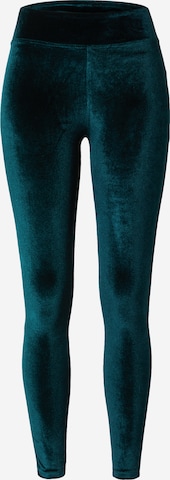 Urban Classics Skinny Leggings in Blue: front