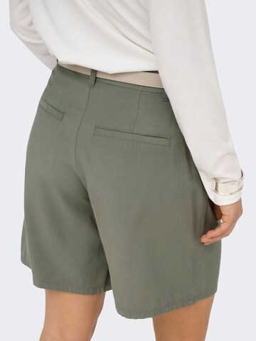 ONLY Regular Bandplooibroek 'ONLaris' in Groen