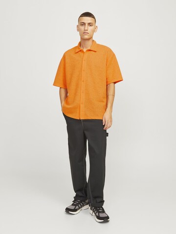 JACK & JONES Comfort fit Overhemd in Oranje