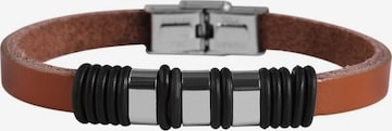 Akzent Bracelet 'Ferla' in Brown: front