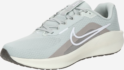 NIKE Juoksukengät 'Downshifter 13' värissä mudanvärinen / vaaleanharmaa / valkoinen, Tuotenäkymä