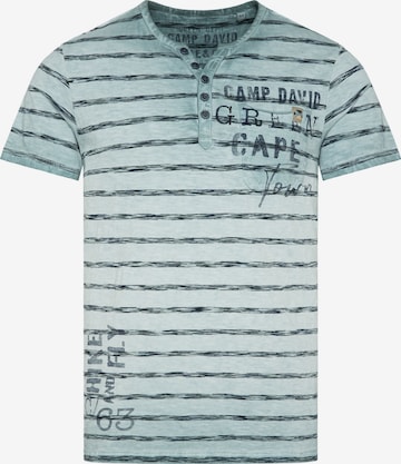 CAMP DAVID - Camiseta 'Paragliding Cape Town I' en verde: frente