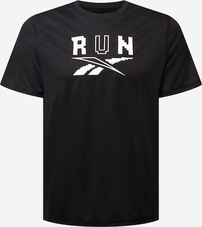 Tricou funcțional Reebok Sport pe negru / alb, Vizualizare produs