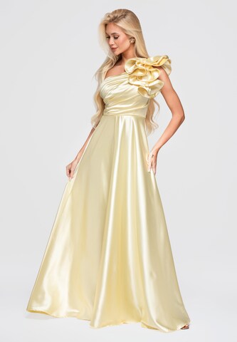 Ombre Abendkleid in Gelb