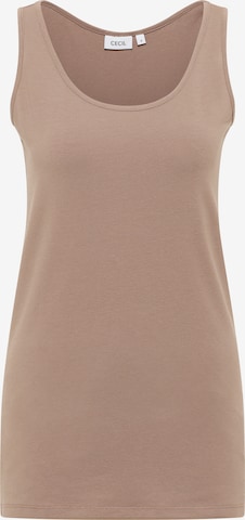 CECIL Top in Brown: front