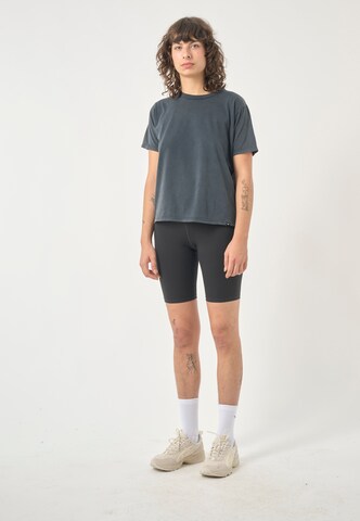 Cleptomanicx T-Shirt 'Basic Tee Ligull Washed' in Grau