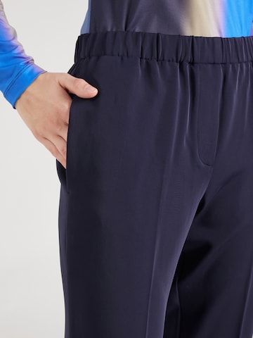 Slimfit Pantaloni cu dungă 'HOYS' de la Samsøe Samsøe pe albastru