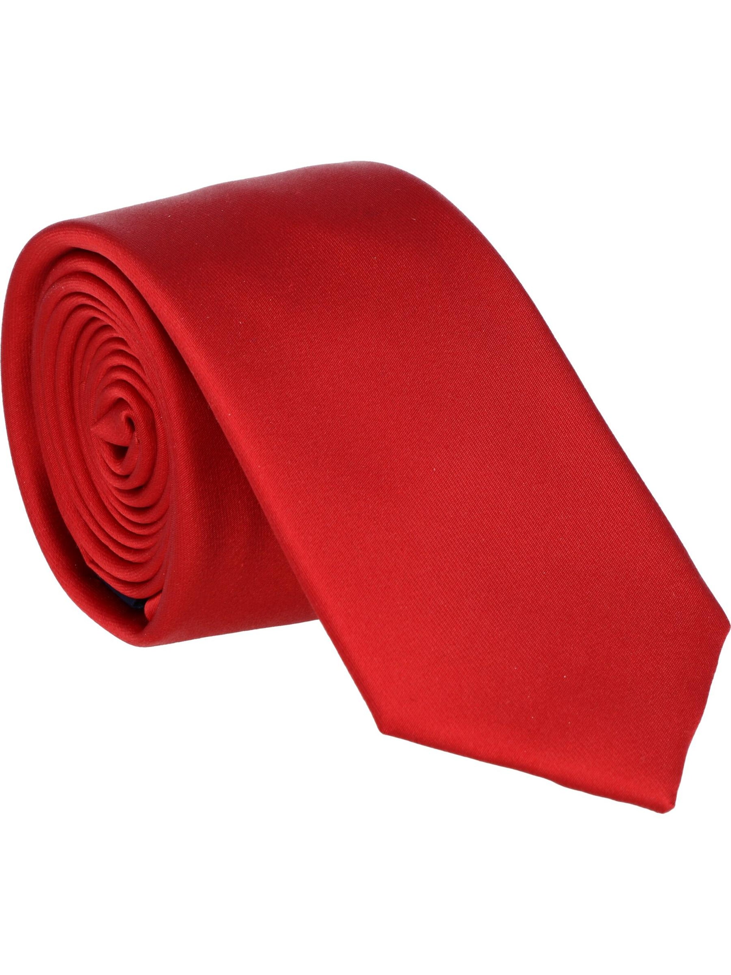 WILLEN Krawatte 'Uni de Luxe'‌‌‌‌‌ in Rot