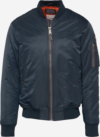 Schott NYC Prehodna jakna 'Airforce' | petrol / črna / bela barva, Prikaz izdelka