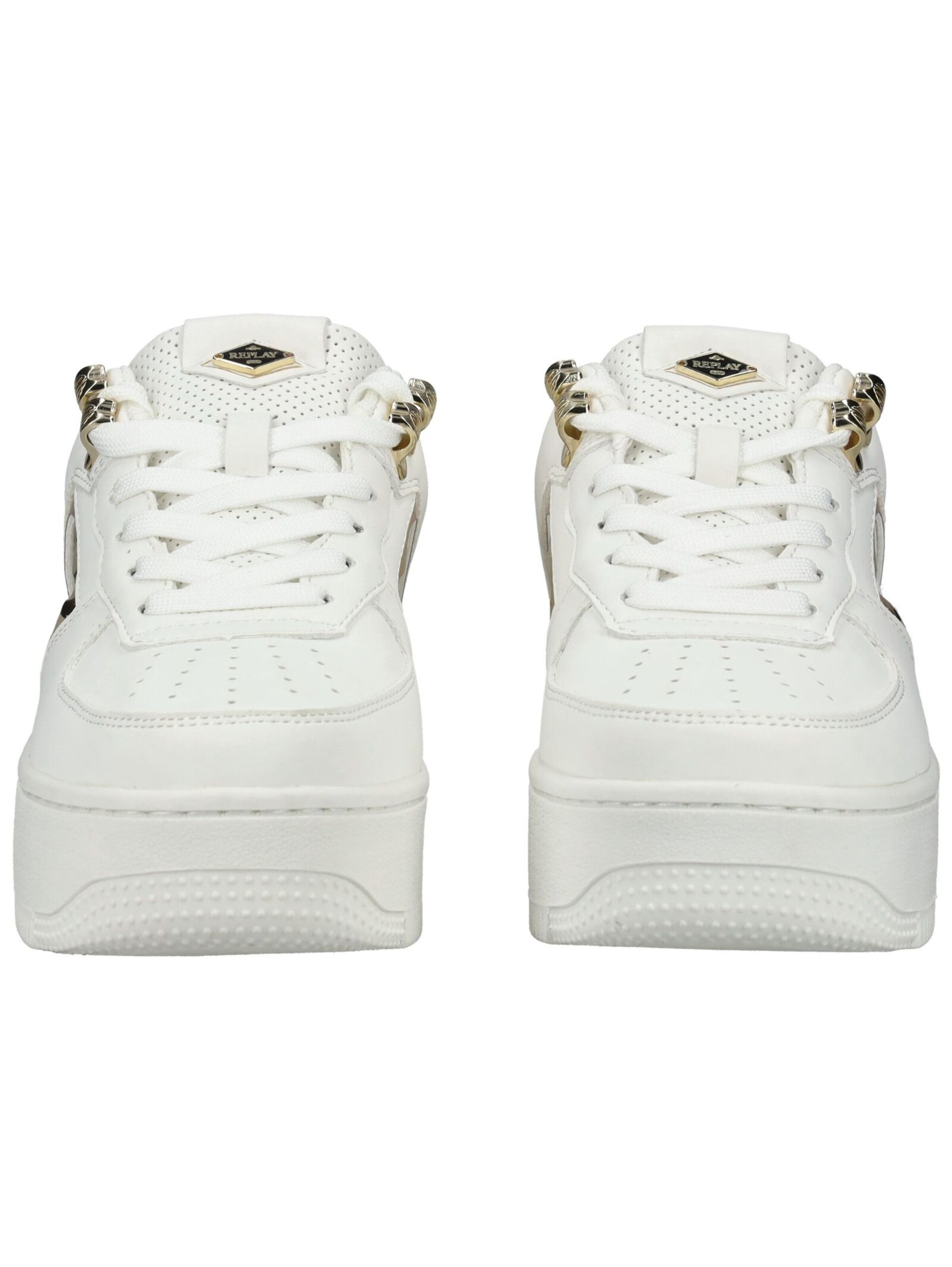 REPLAY High-Top Sneakers in White