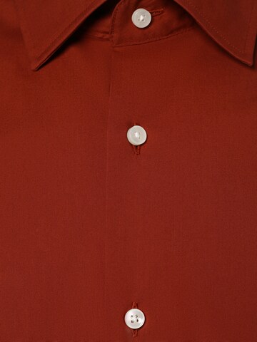 BOSS Slim Fit Hemd 'H-Hank' in Rot