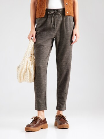 ONLY Tapered Pleat-front trousers 'Poptrash-Gozi' in Grey: front