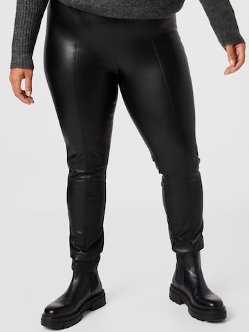 Esprit Curves Skinny Leggings in Black: front