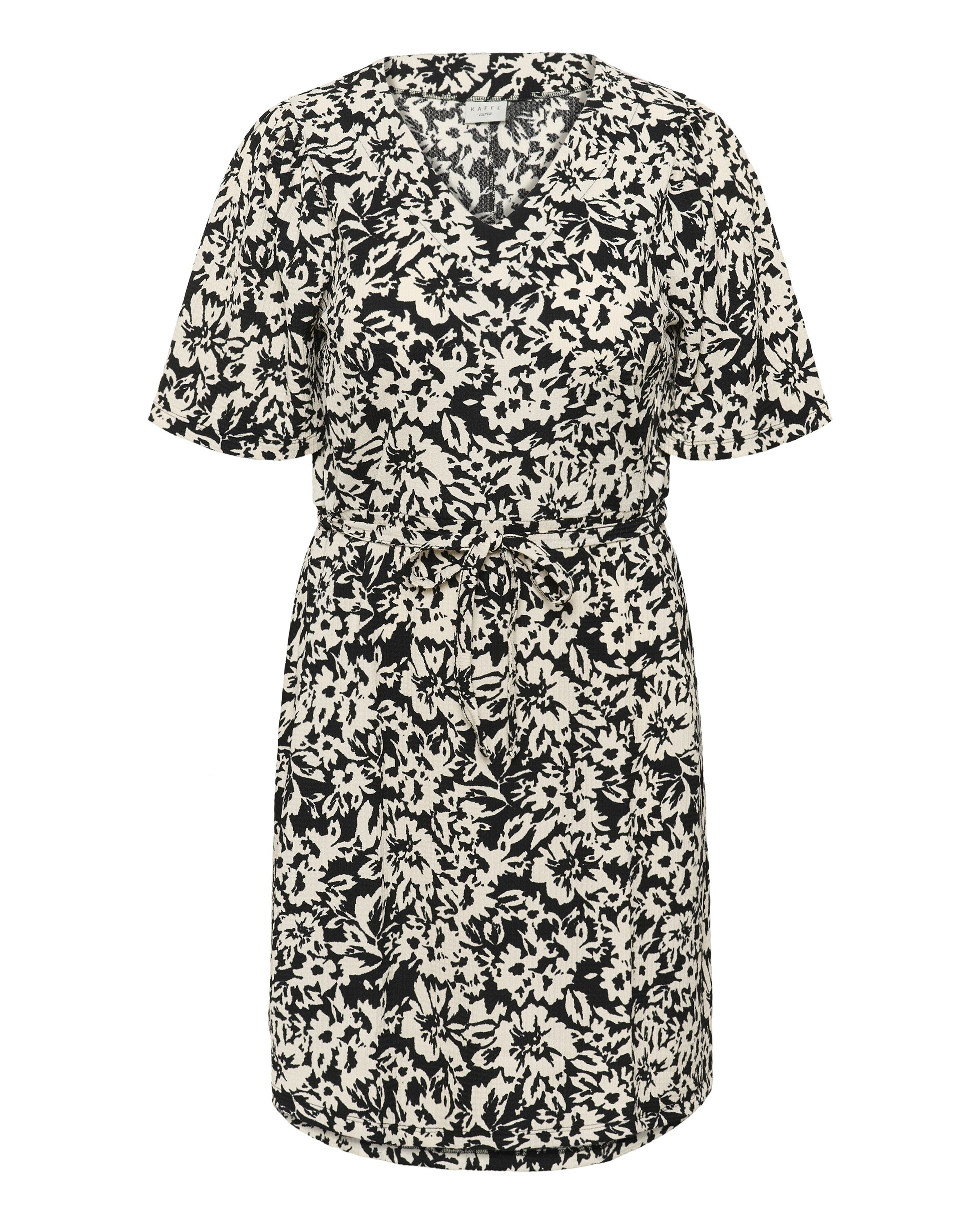 KAFFE CURVE Dress 'Elisy' in Black: front