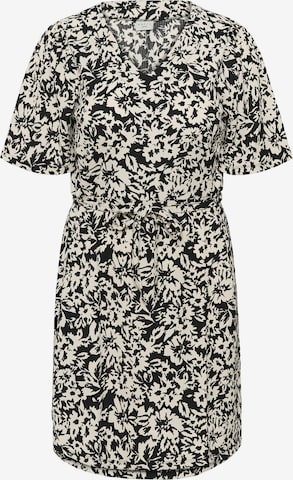 KAFFE CURVE Kleid 'Elisy' in Schwarz: Vorderseite