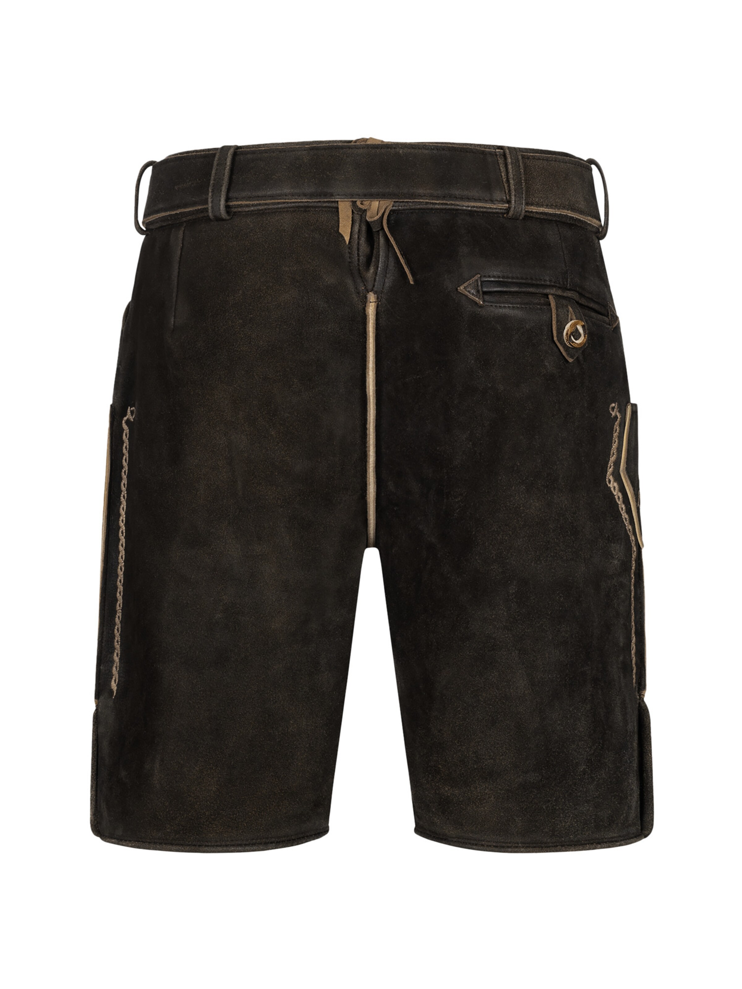 Krüger Buam Regular Klederdracht broek 'Orlando' in Bruin