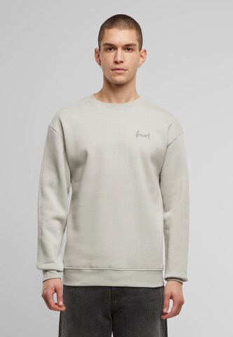 Forvert Sweatshirt 'Crewn. Carlsbad' in Grau: Vorderseite
