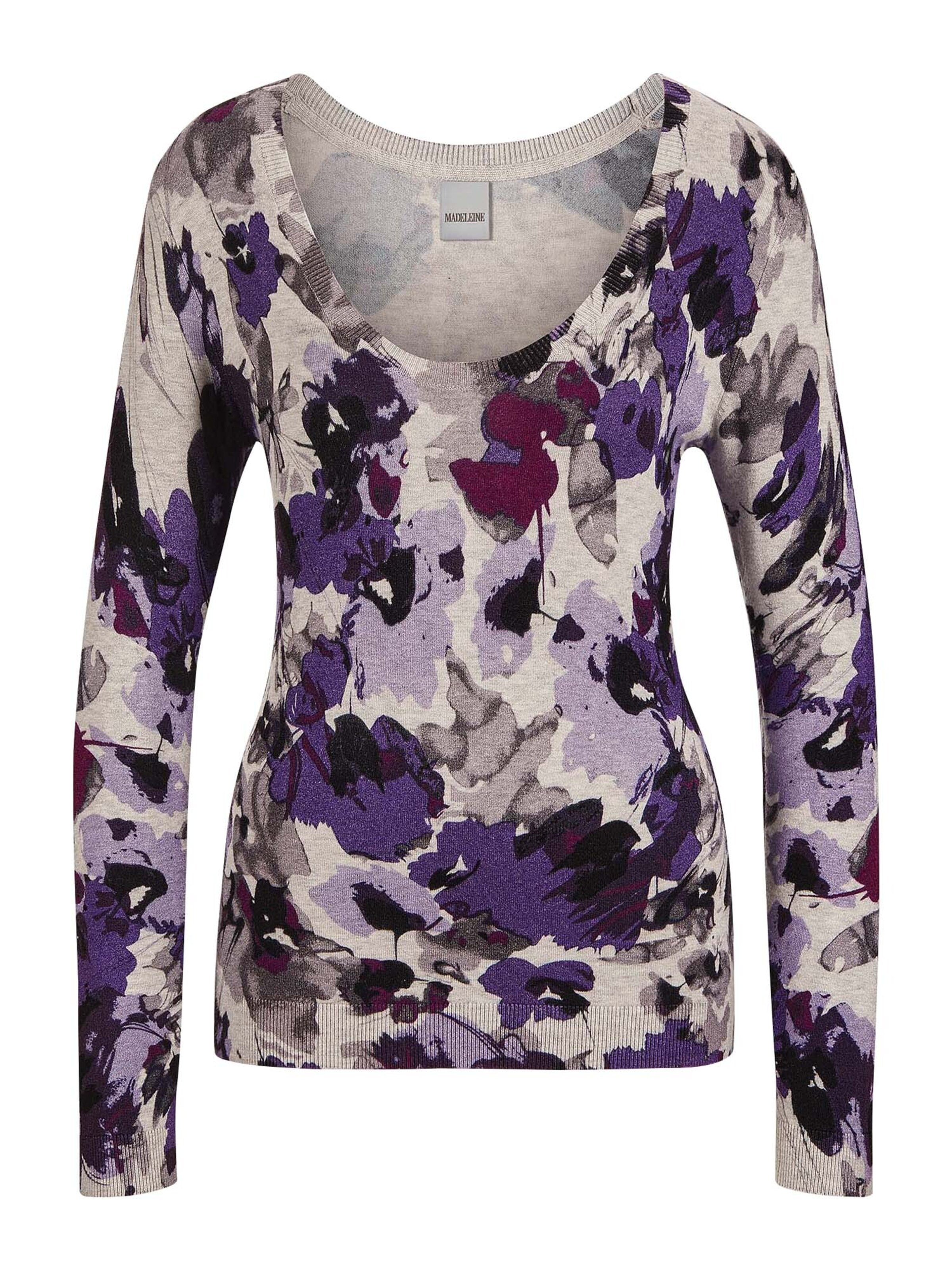 MADELEINE Pullover in Grau: Vorderseite