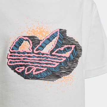 ADIDAS ORIGINALS Skjorte 'Graphic' i hvit