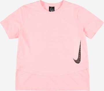 Maglia funzionale 'Instacool' di NIKE in rosa: frontale