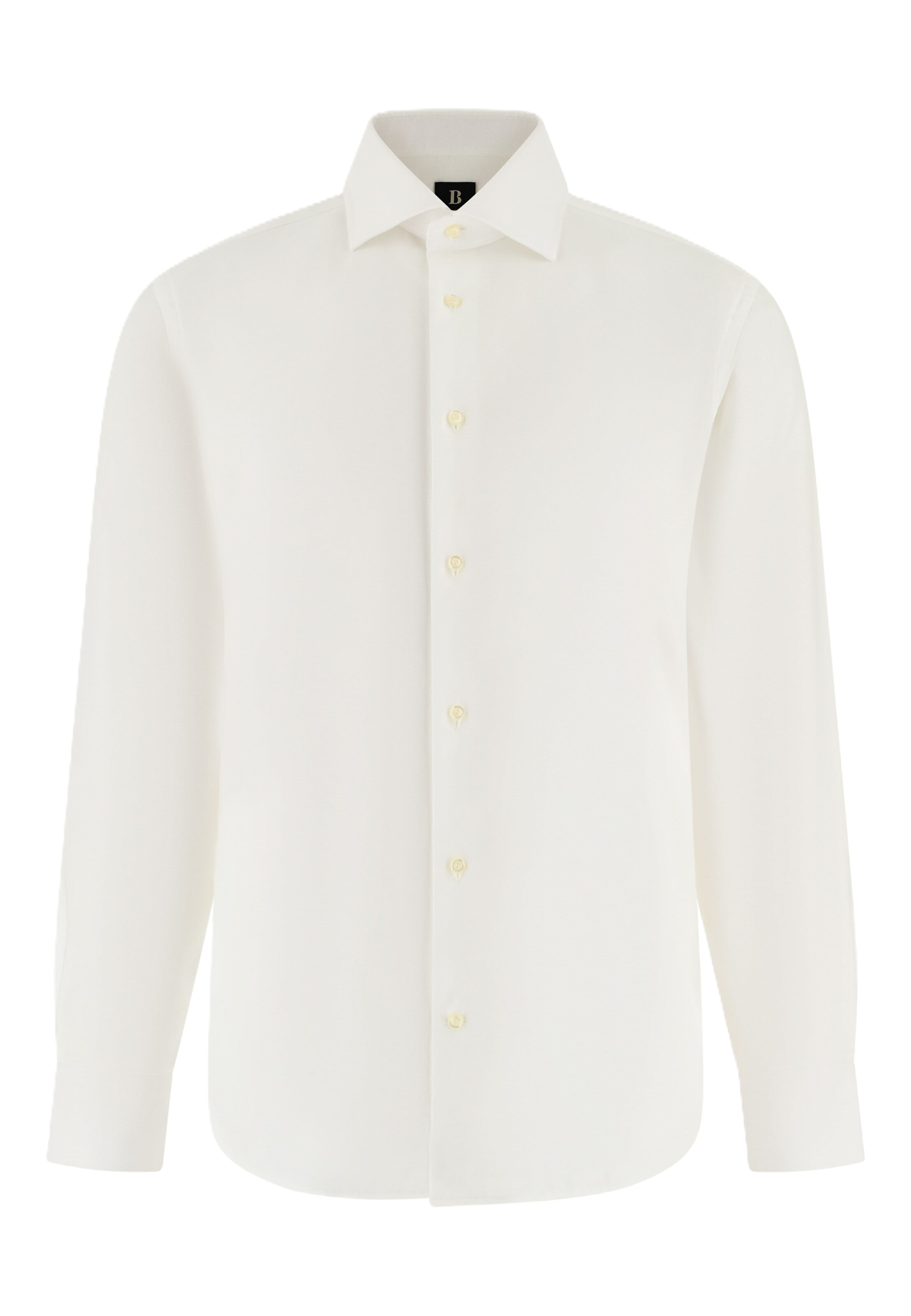 Coupe slim Chemise Boggi Milano en blanc : devant