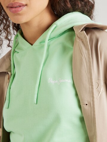 Pepe Jeans Sweatshirt 'ELSYRA RO' in Grün