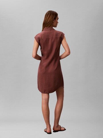 Robe-chemise Calvin Klein en marron