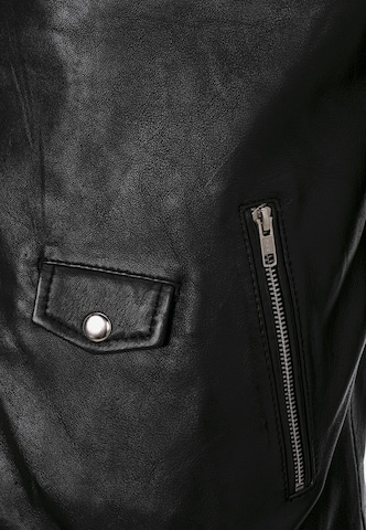 Redbridge Lederjacke 'Richardson' in Schwarz